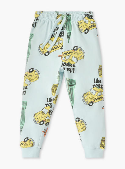 Juniors Printed T-shirt and Pyjama Set-boys-clothing-nightwear-image-3