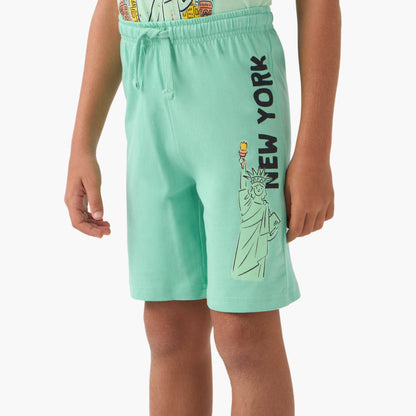 Set of 2 Juniors Printed T-shirt and Pyjamas