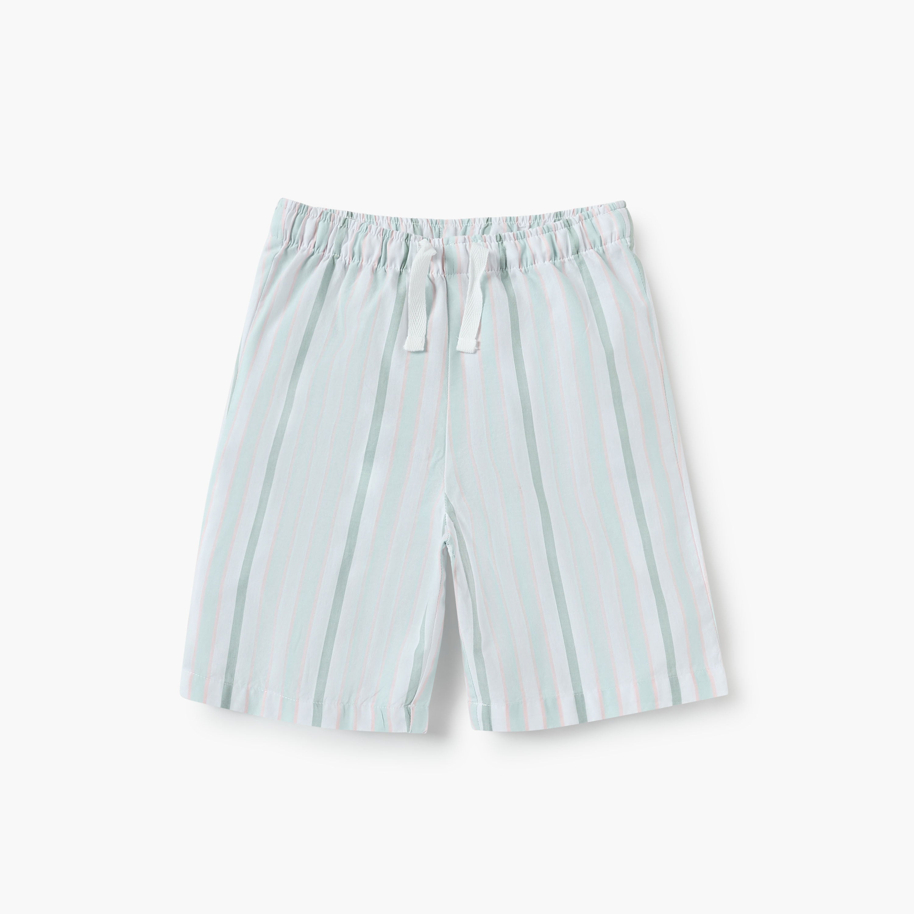 Juniors Striped Shirt and Shorts Set