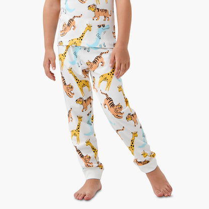 Juniors Pyjama Set with Print - Cotton - Short Sleeves - Round Neck - Set of 3