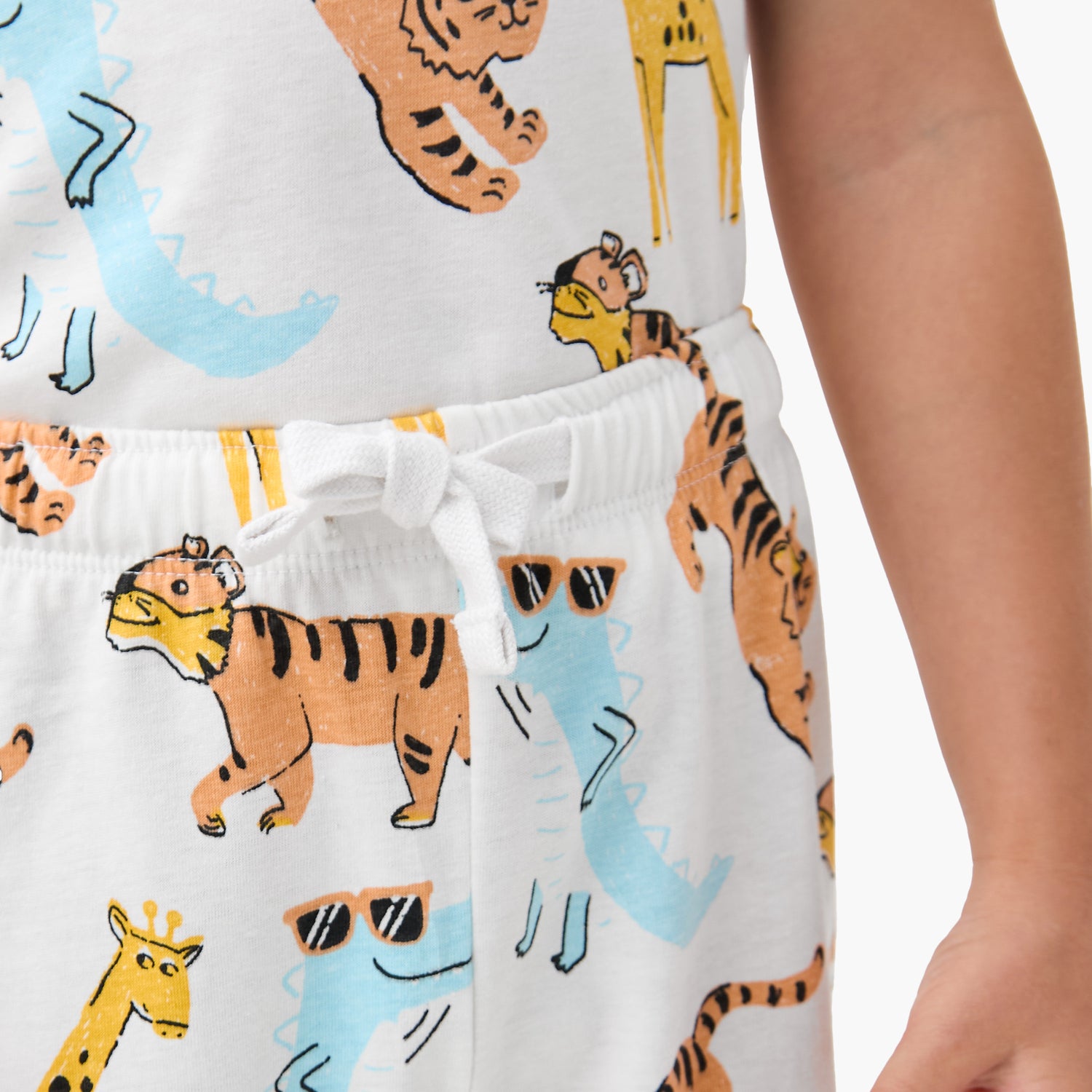 Juniors Pyjama Set with Print - Cotton - Short Sleeves - Round Neck - Set of 3