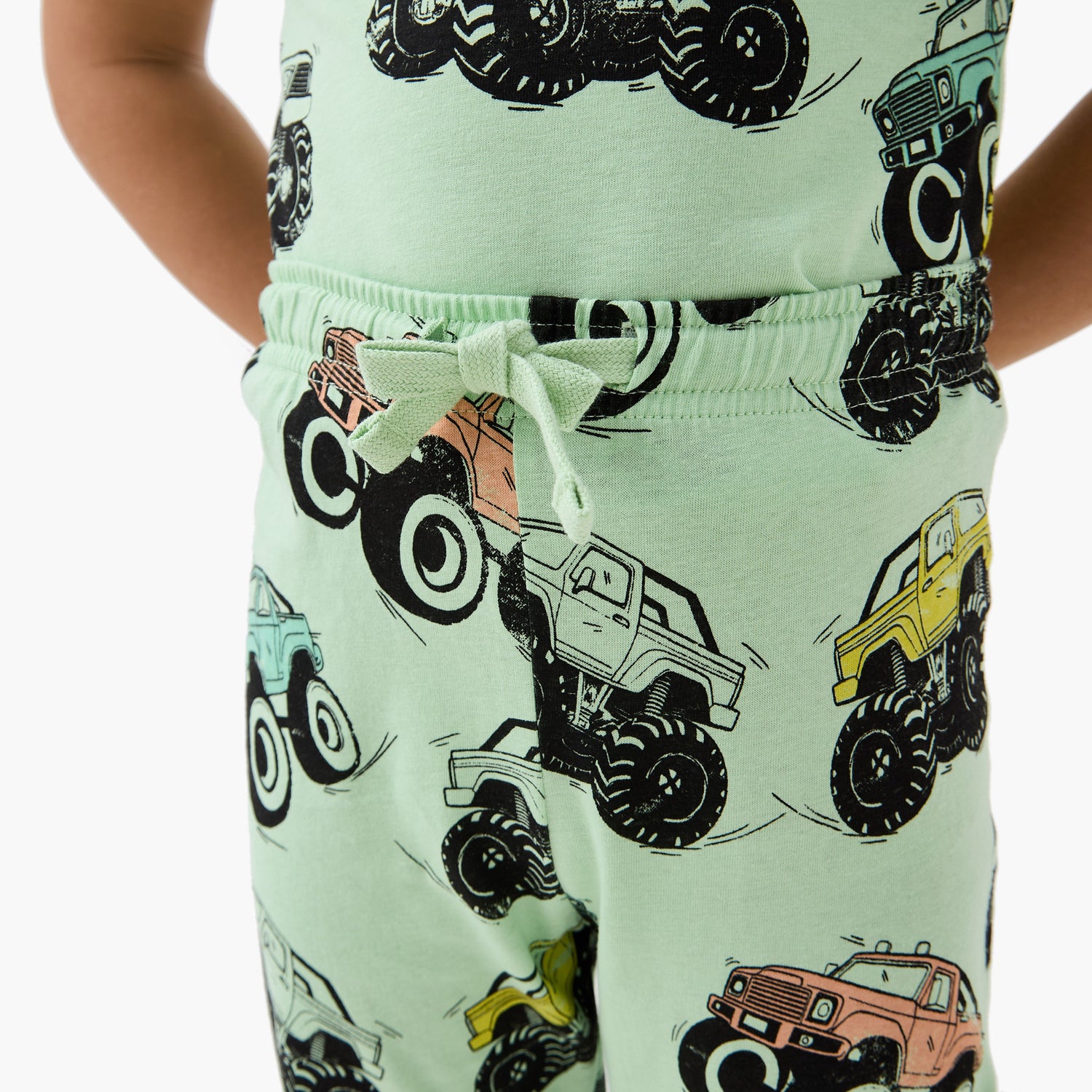 Juniors Vehicle Print T-shirt and Pyjama Set