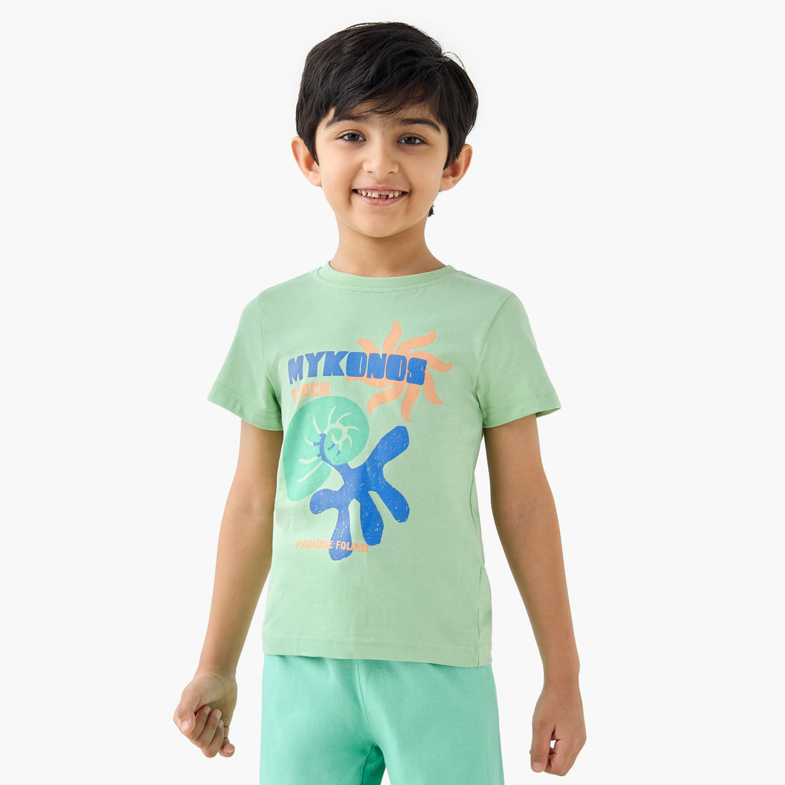 Juniors Printed T-shirt and Pyjama Set