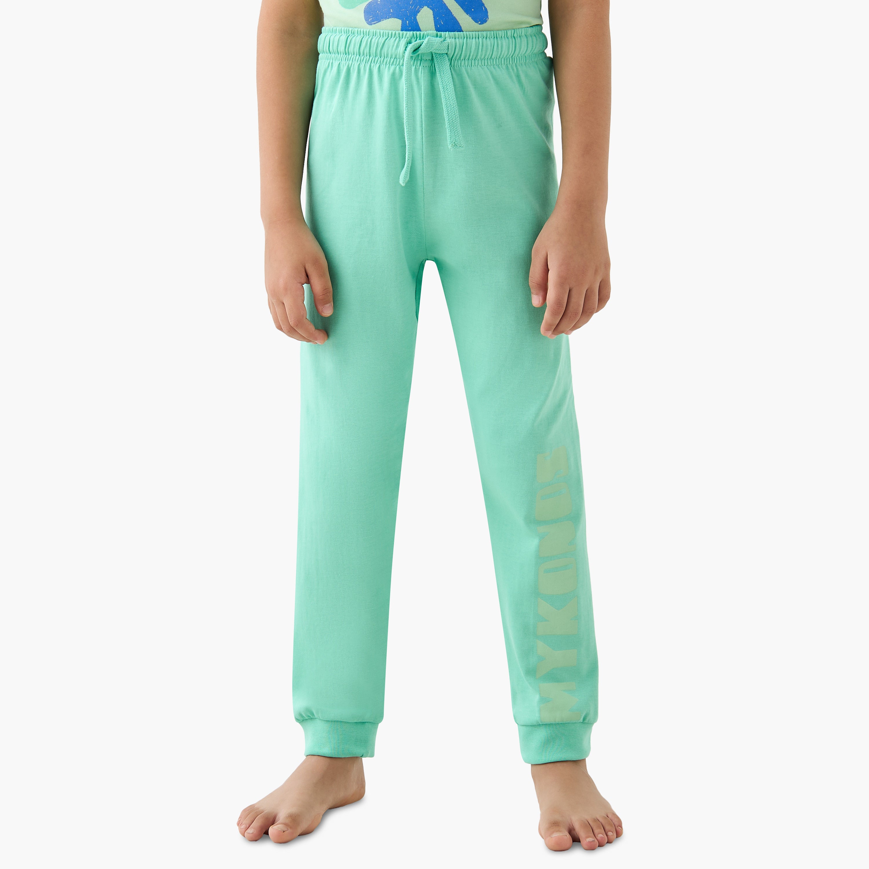 Juniors Printed T-shirt and Pyjama Set