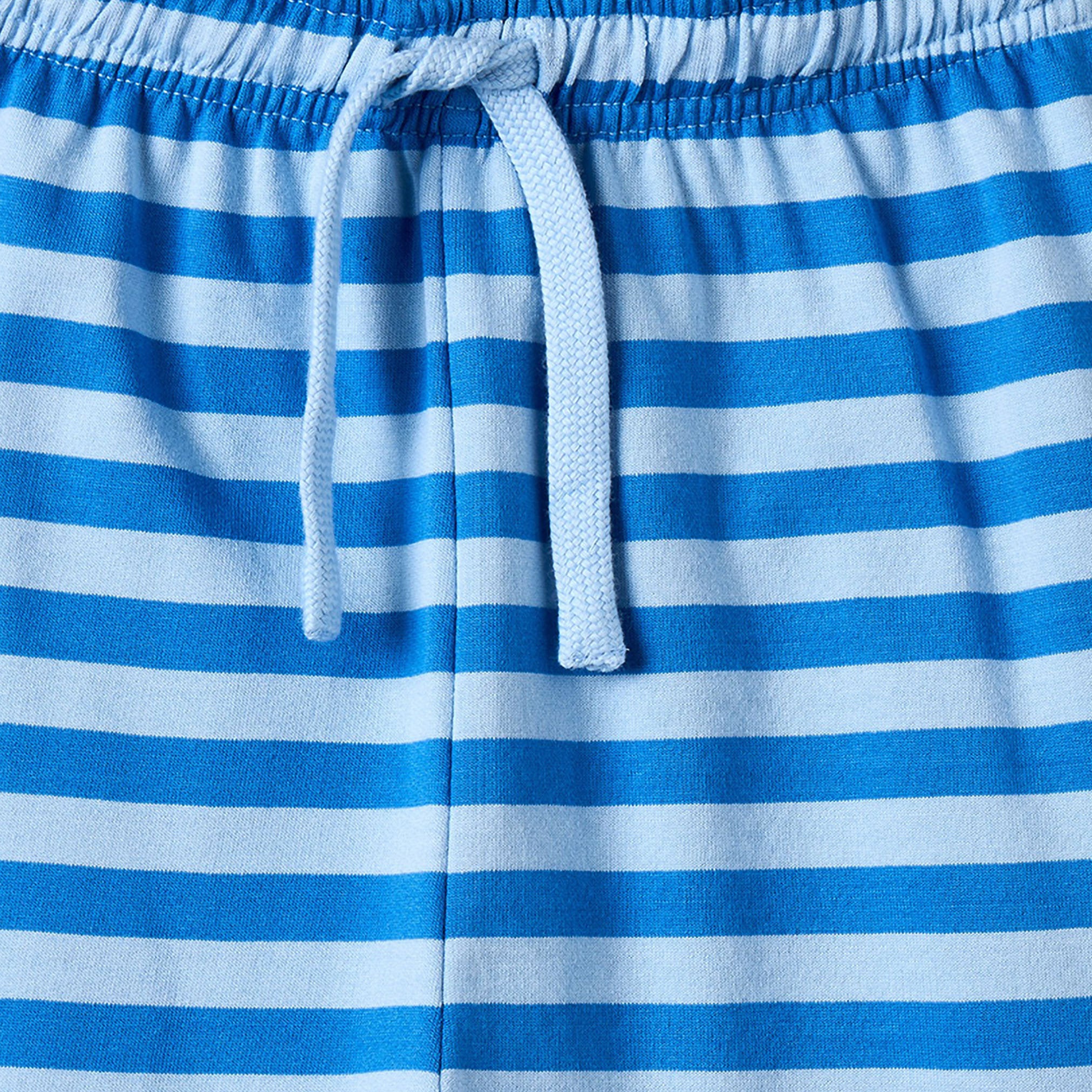 Juniors Printed T-shirt and Striped Pyjama Set