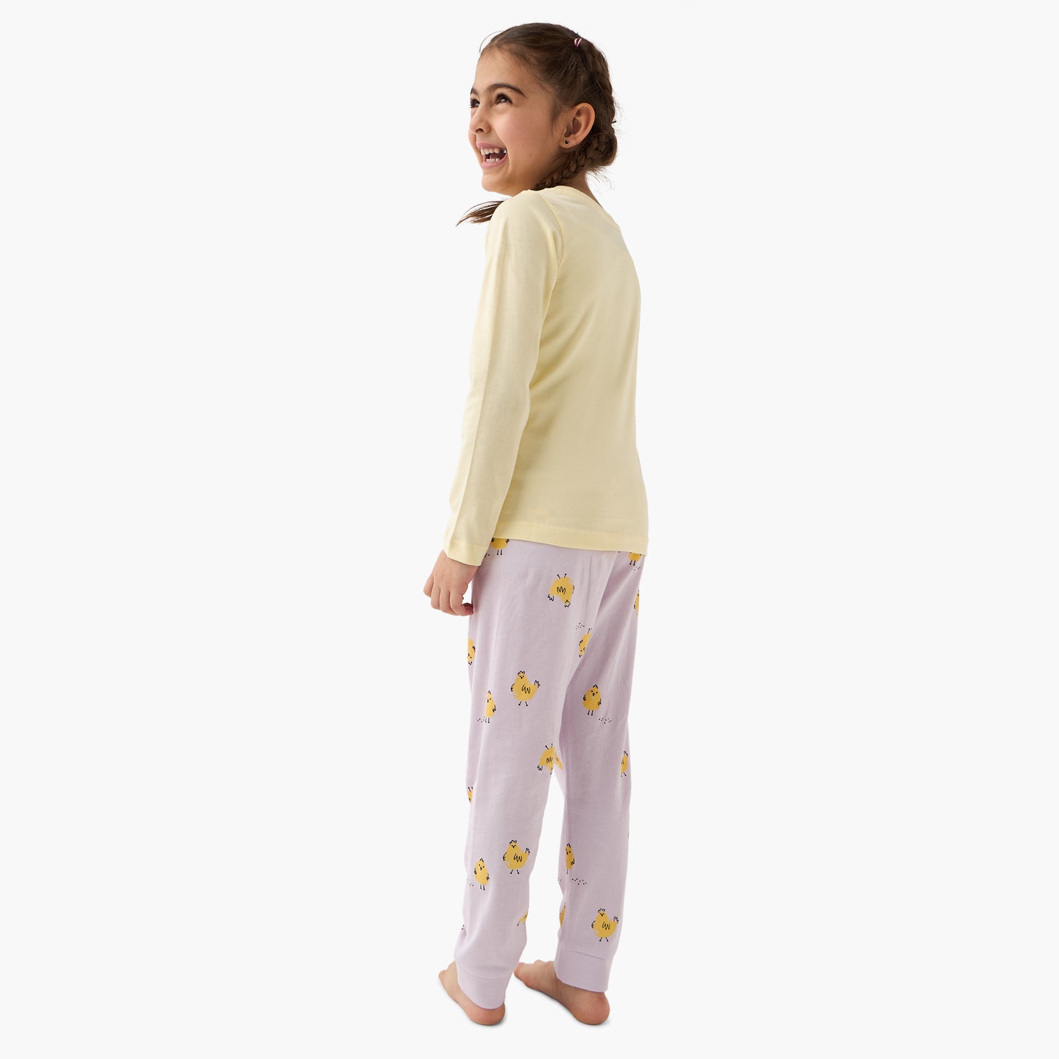 Juniors Printed T-shirt with Pyjama - Set of 2