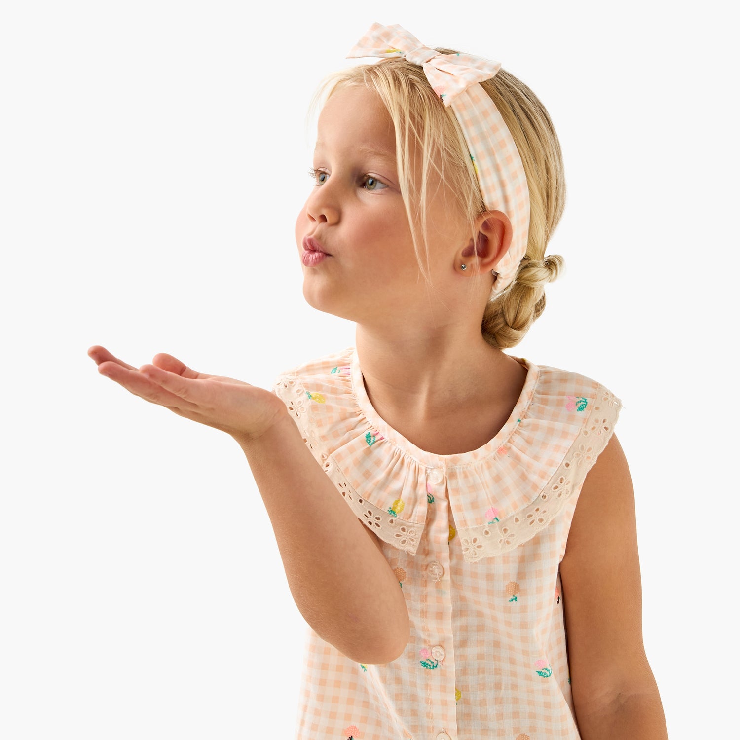 Juniors Checked Pyjama and T-Shirt Set