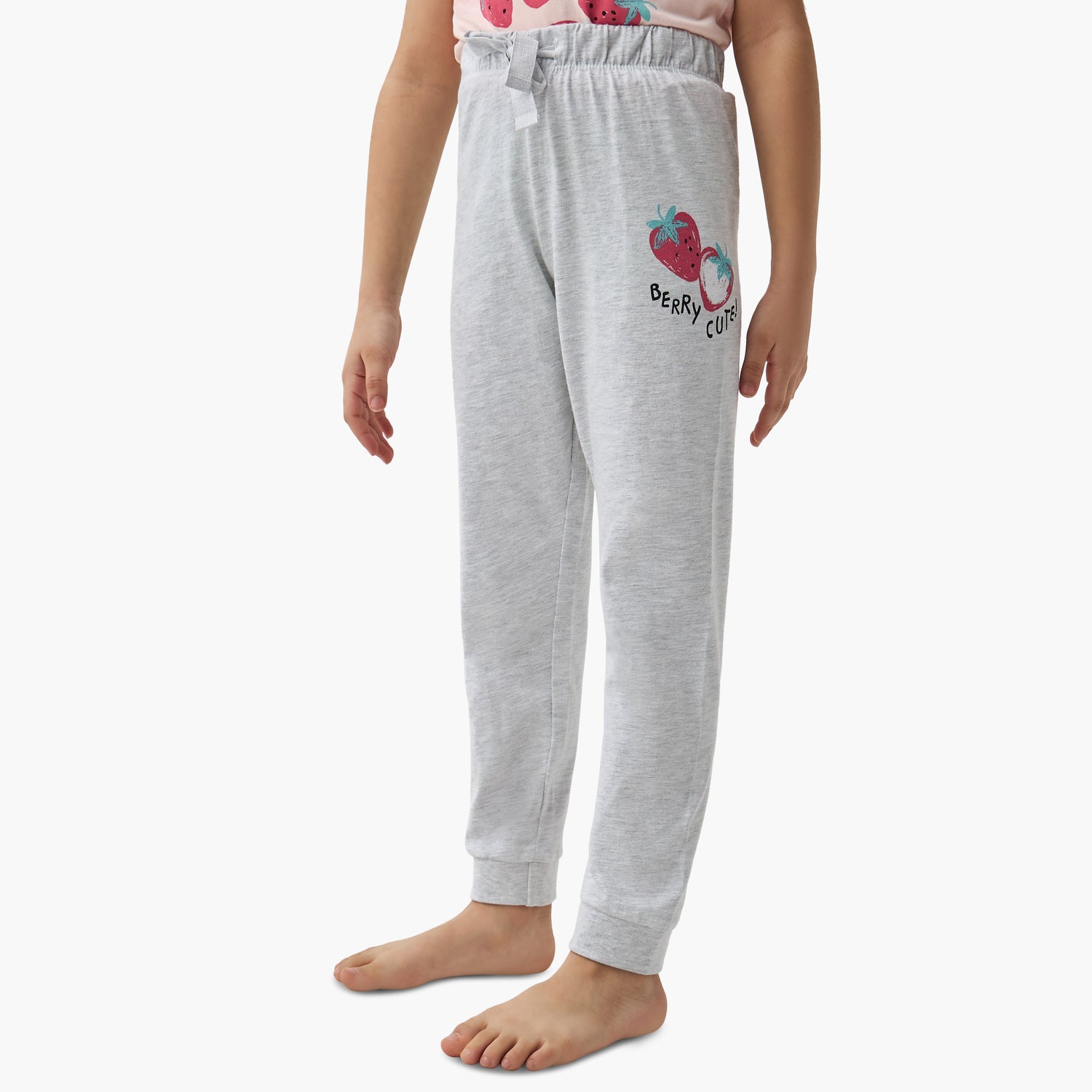 Juniors Printed T-shirt and Pyjama Set