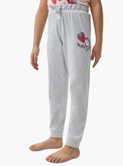 Juniors Printed T-shirt and Pyjama Set-girls-clothing-nightwear-image-3