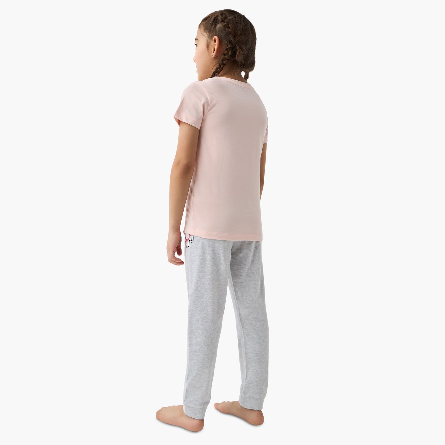 Juniors Printed T-shirt and Pyjama Set
