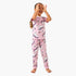 Juniors All-Over Unicorn Print T-shirt and Pyjama Set - Pink / 2-3 yrs