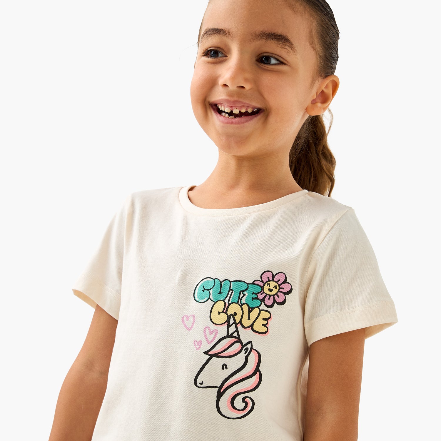Juniors Printed T-shirt and Pyjama Set