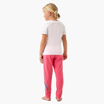 Juniors Unicorn Print T-shirt and Pyjama Set