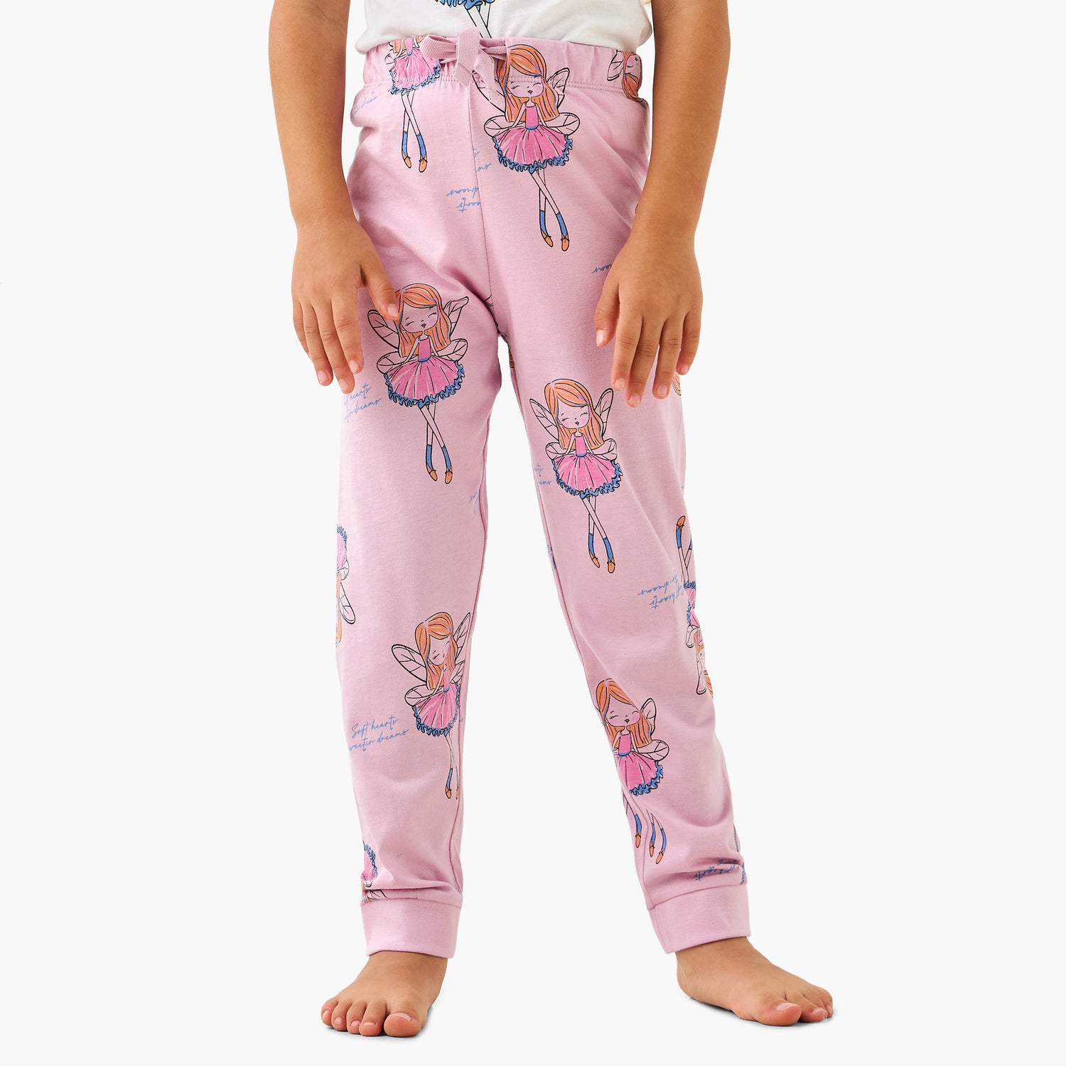 Juniors Ballerina Print T-shirt and Pyjama Set