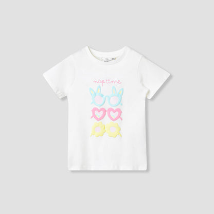 Juniors 4-Piece Printed T-shirt and Pyjama Set