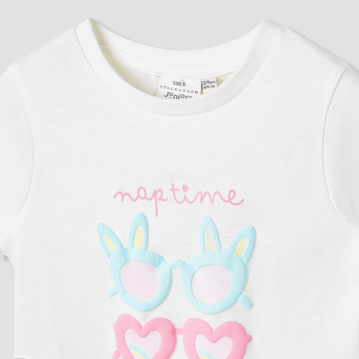 Juniors 4-Piece Printed T-shirt and Pyjama Set