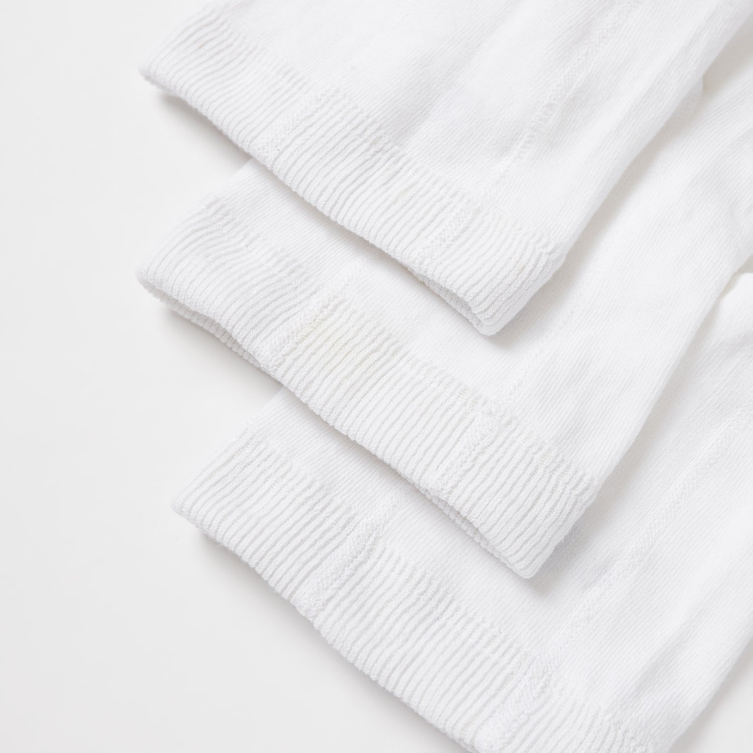 Pack of 3 - Solid BCI Cotton Tights with Cuffed Hem