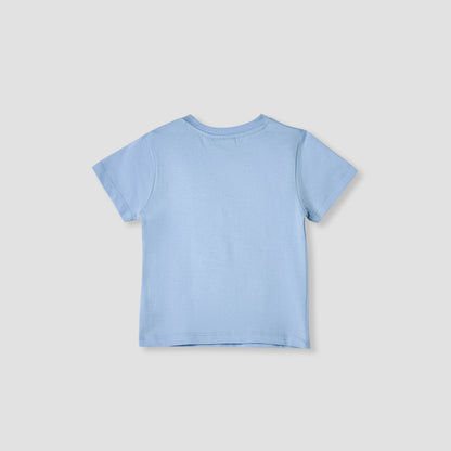 Juniors Printed T-shirt with Crew Neck