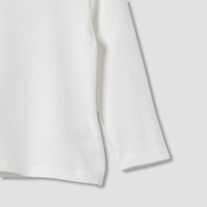 Juniors Solid Turtle Neck T-shirt with Long Sleeves - Set of 2