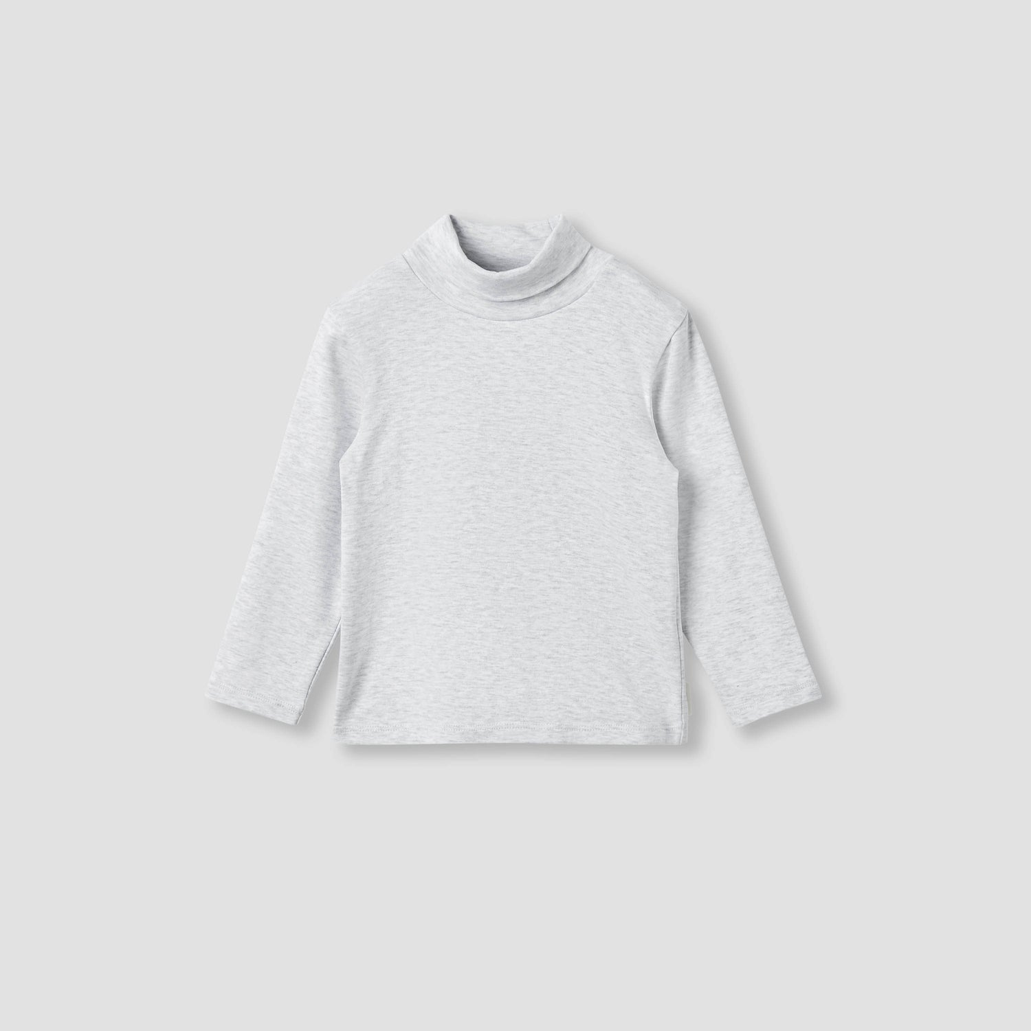 Juniors Solid Turtle Neck T-shirt with Long Sleeves - Set of 2