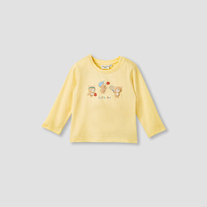 Juniors Printed T-shirt with Long Sleeves - Set of 3