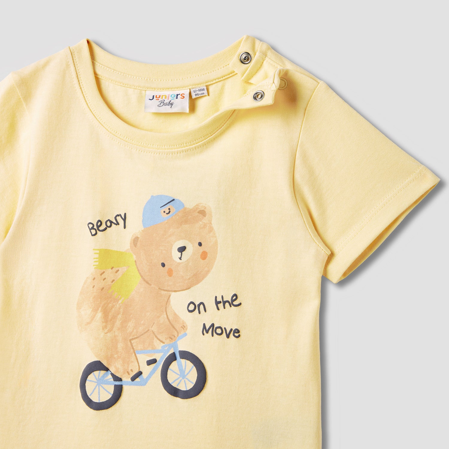 Juniors Bear Print T-shirt