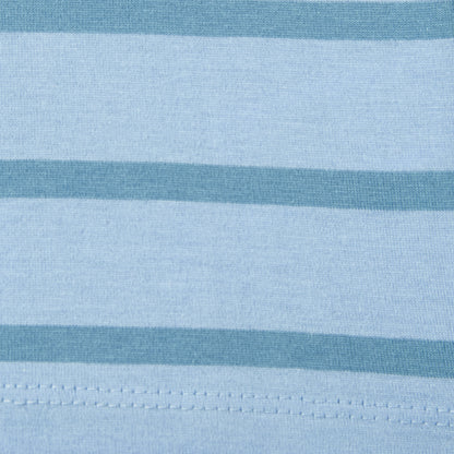Juniors Striped Slogan Print T-Shirt with Long Sleeves