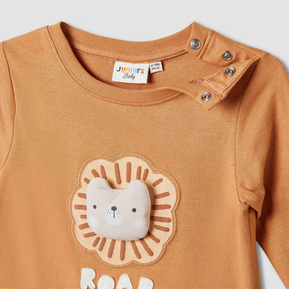 Juniors Animal Print T-Shirt with Long Sleeves - Set of 3
