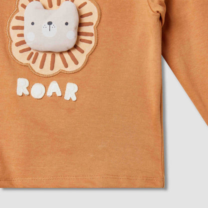 Juniors Animal Print T-Shirt with Long Sleeves - Set of 3