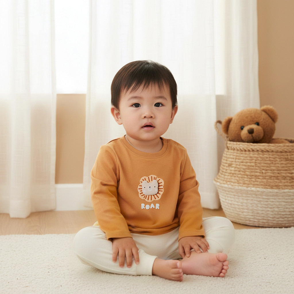 Juniors Animal Print T-Shirt with Long Sleeves - Set of 3