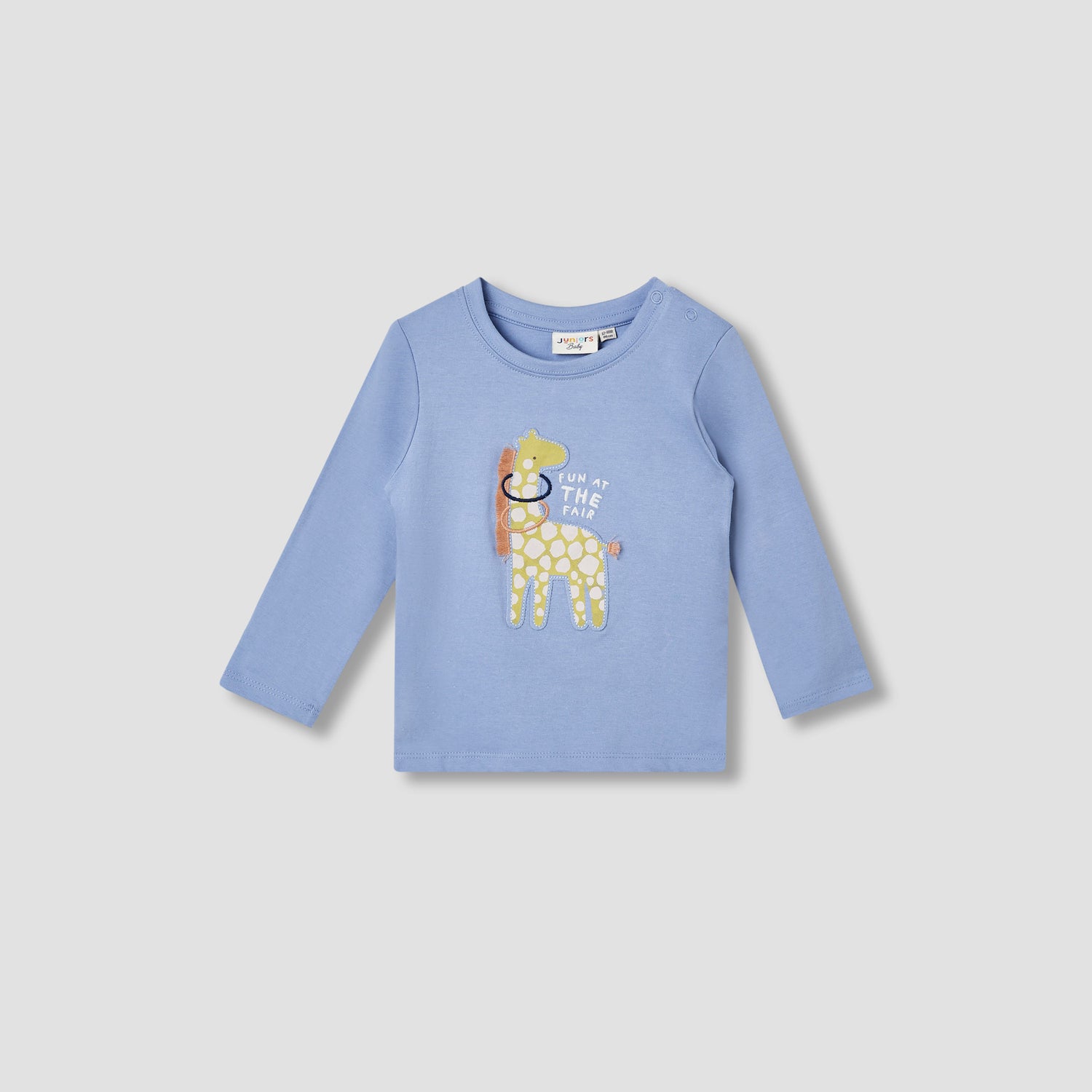 Juniors Animal Applique T-shirt with Long Sleeves - Set of 3