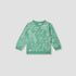 Juniors Jungle Print Sweatshirt with Long Sleeves
