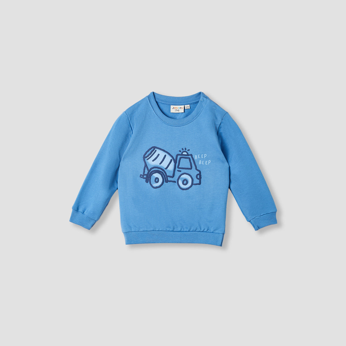 Juniors Vehicle Print Sweatshirt with Long Sleeves