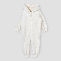 Juniors Hooded Coverall with Long Sleeves and Zip Closure-undefined-image-1