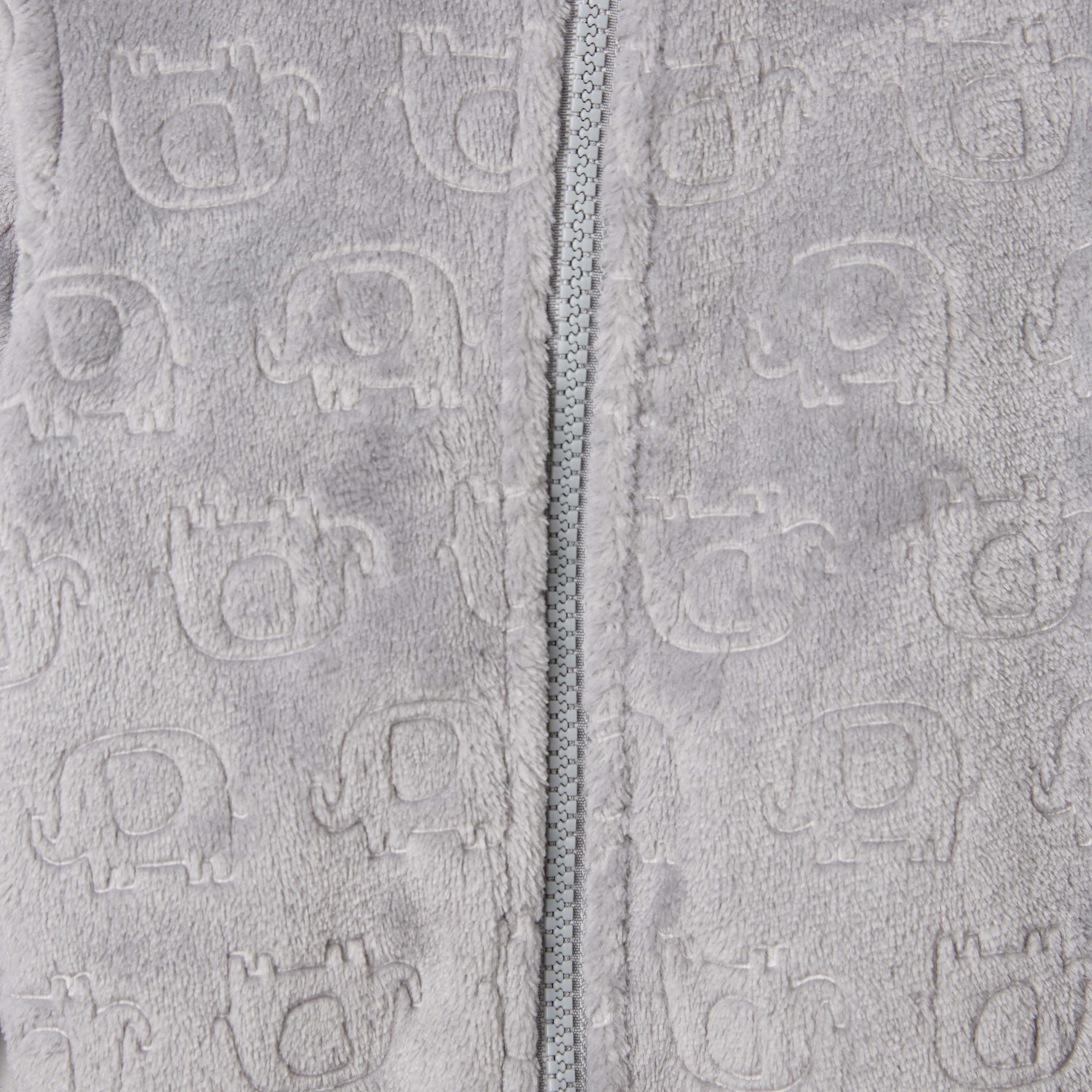Juniors Dinosaur Embossed Coverall with Long Sleeves