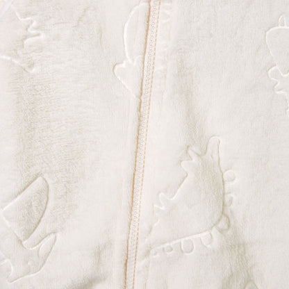 Juniors Dinosaur Embossed Coverall with Long Sleeves