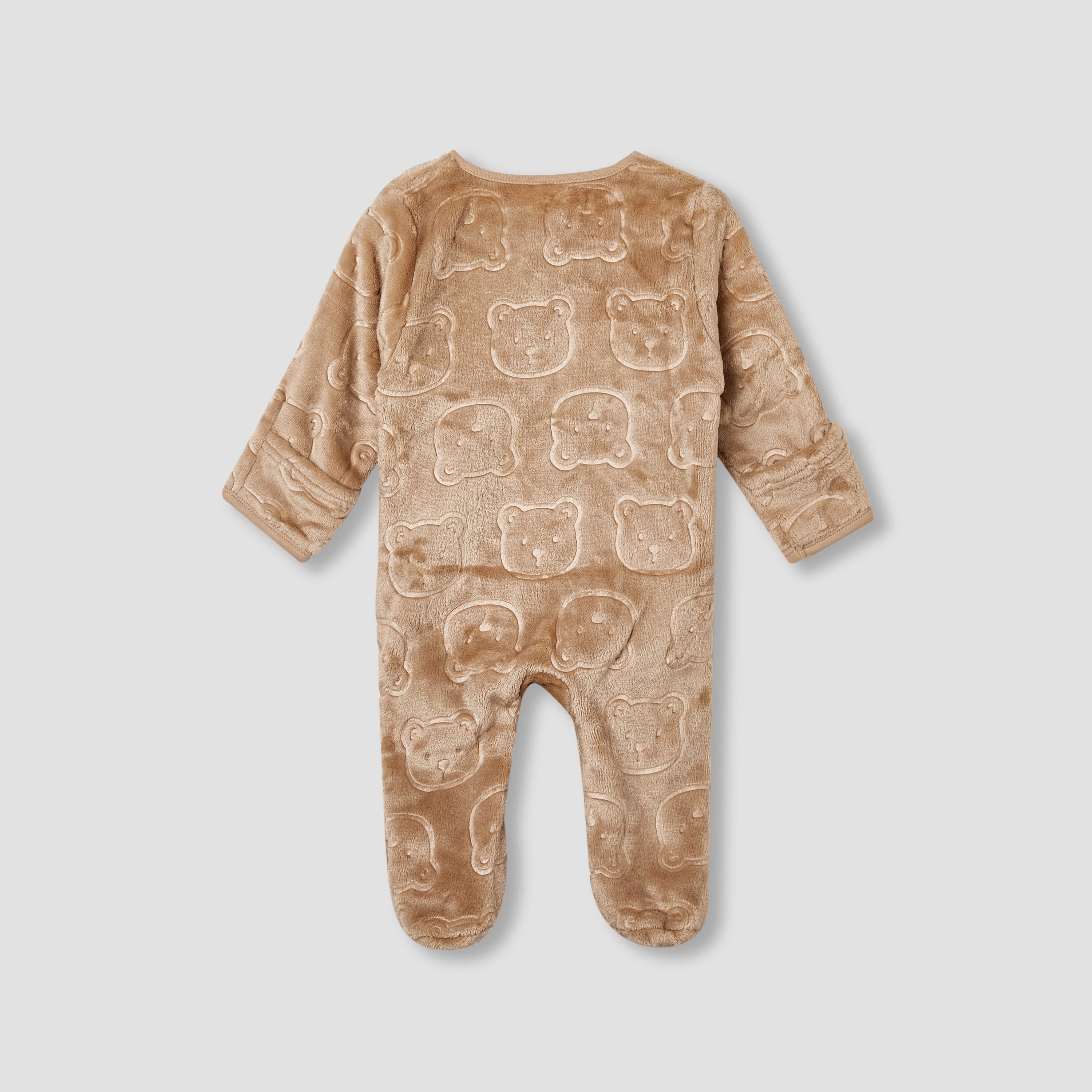 Juniors Dinosaur Embossed Coverall with Long Sleeves