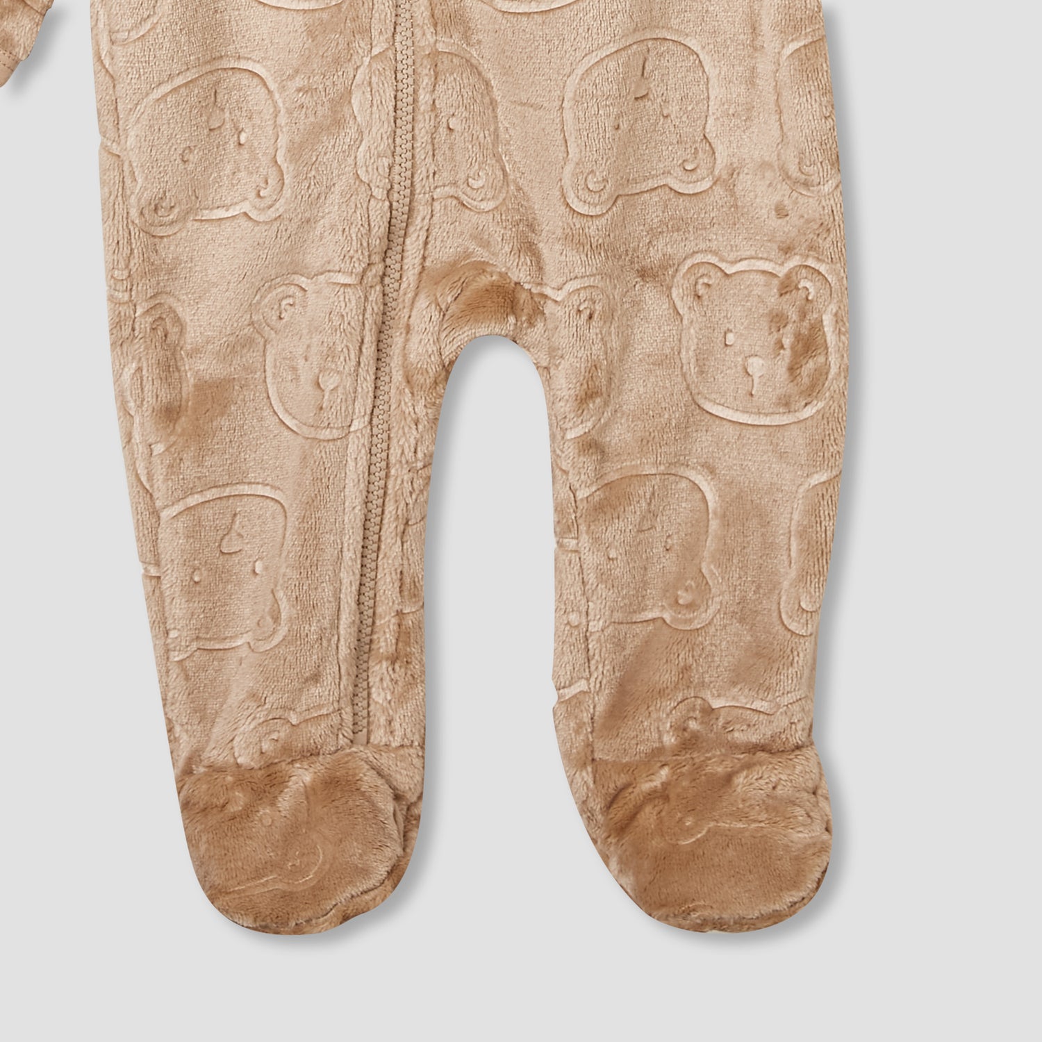 Juniors Dinosaur Embossed Coverall with Long Sleeves