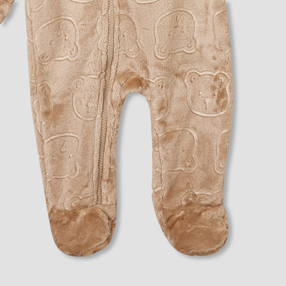 Juniors Dinosaur Embossed Coverall with Long Sleeves