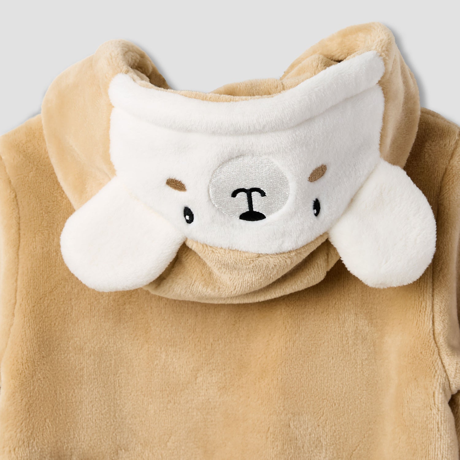 Juniors Hooded Neck Coverall with Zip Closure - Polyester - Long Sleeves