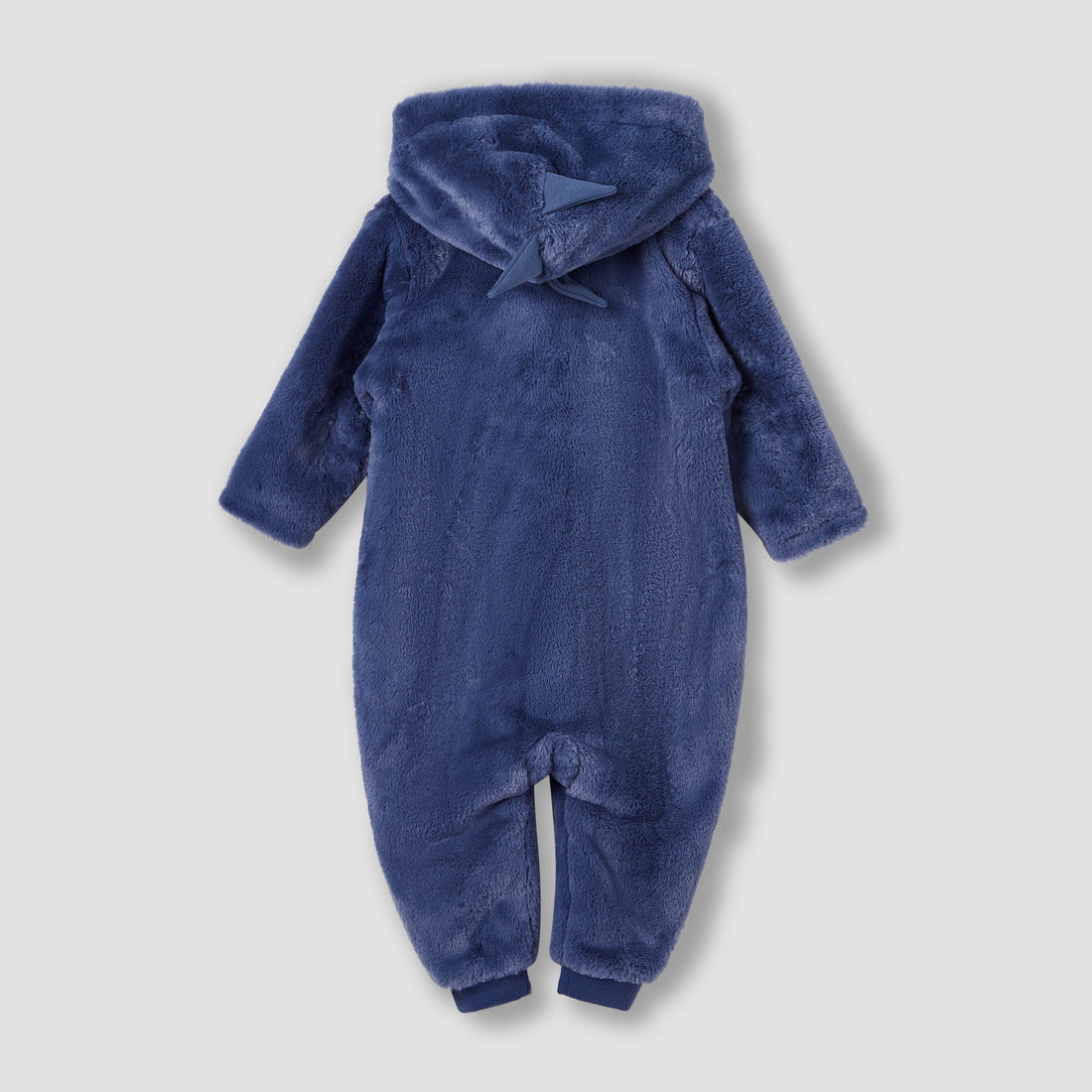 Juniors Applique Detail Hooded Coverall with Long Sleeves and Zip Closure