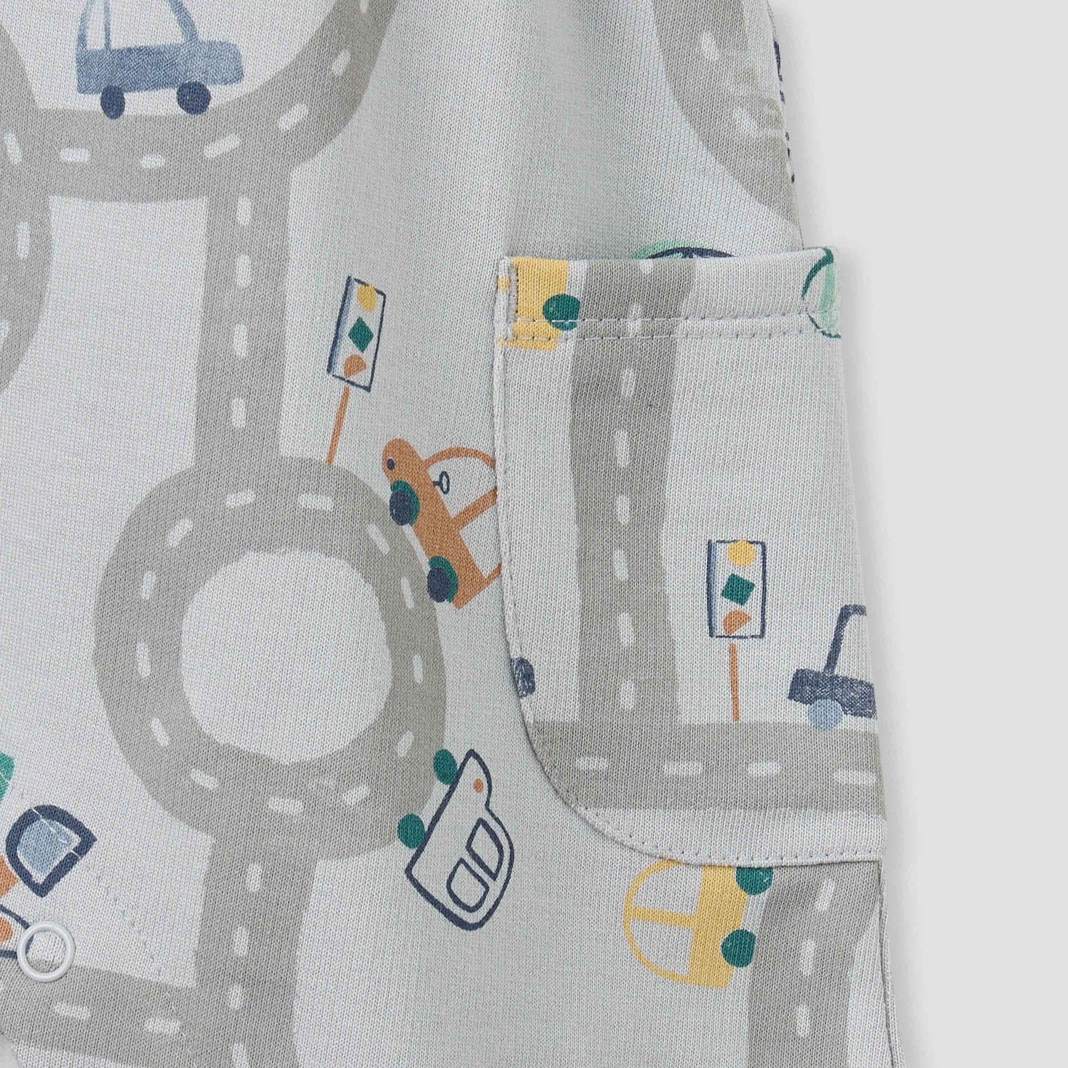 Juniors All-Over Print Dungaree and T-shirt Set