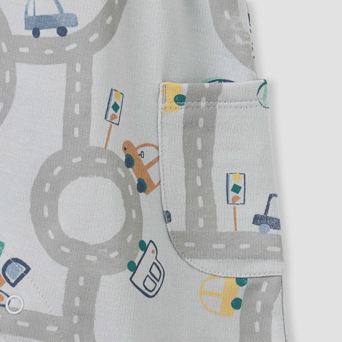 Juniors All-Over Print Dungaree and T-shirt Set