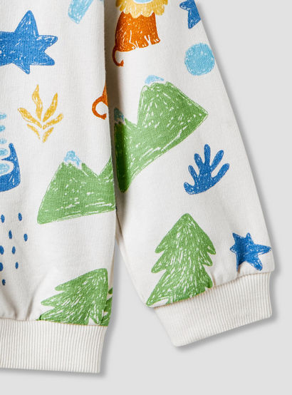 Juniors Abstract Print Hooded Sweatshirt and Joggers Set-baby-boys-clothing-setsandcoords-image-4