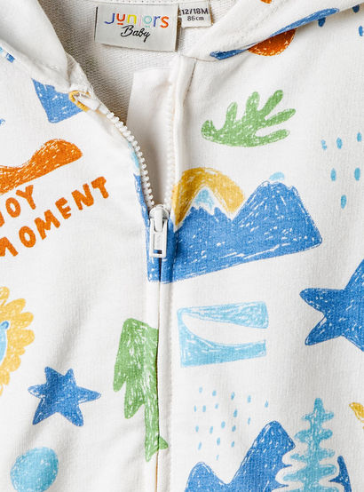 Juniors Abstract Print Hooded Sweatshirt and Joggers Set-baby-boys-clothing-setsandcoords-image-5
