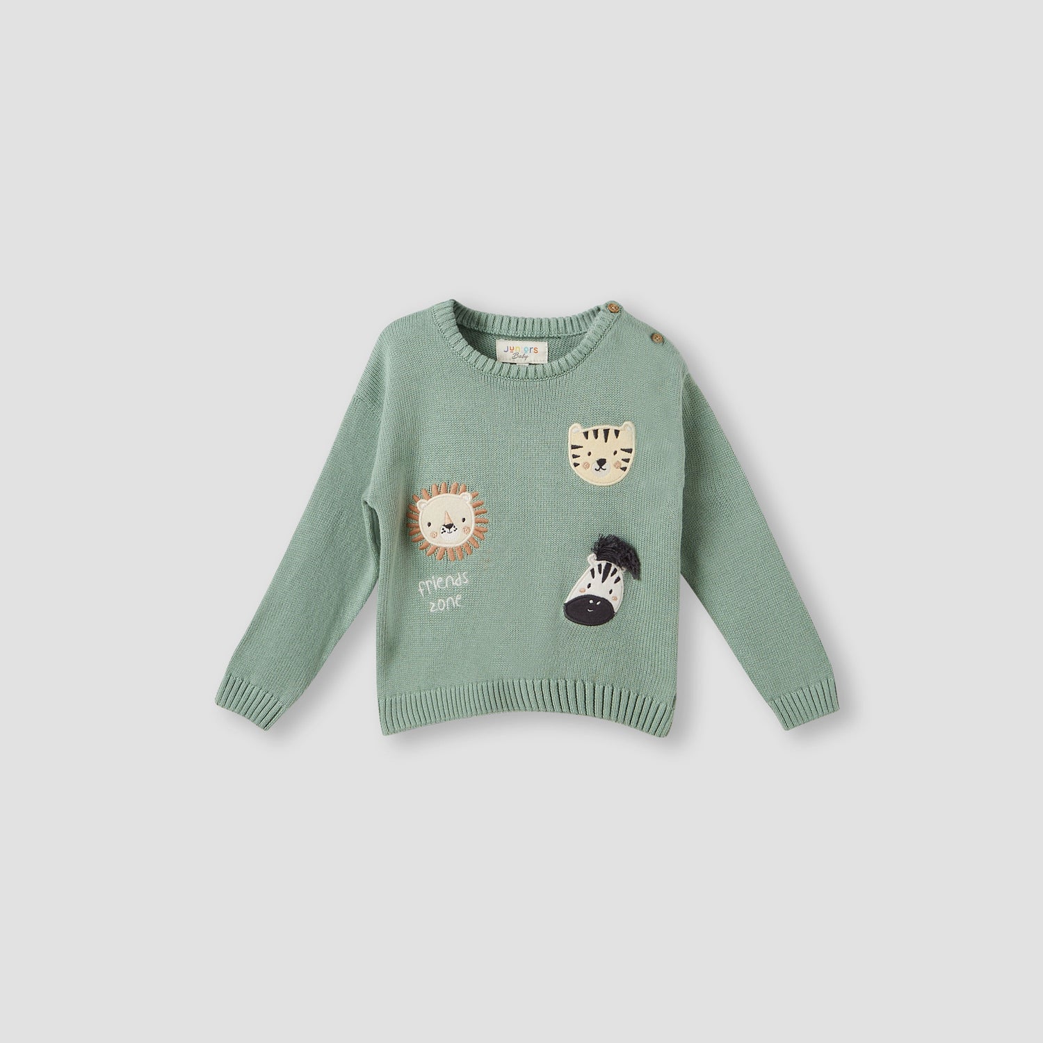 Juniors Animal Applique Sweater and Joggers Set