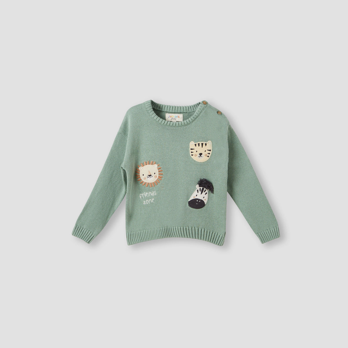 Juniors Animal Applique Sweater and Joggers Set
