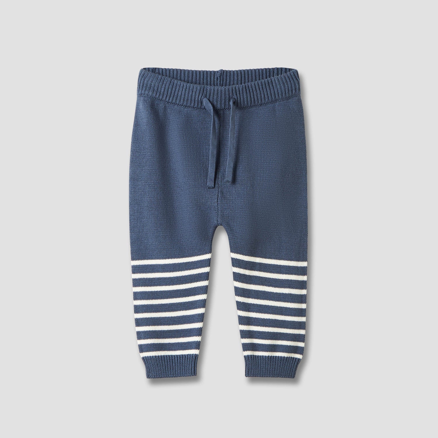 Juniors Striped Hooded Cardigan and Joggers Set