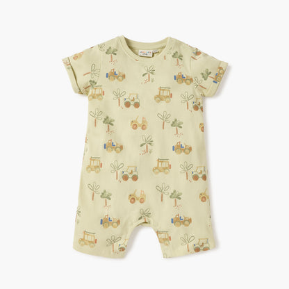 Juniors Assorted Romper with Short Sleeves and Button Closure - Set of 2