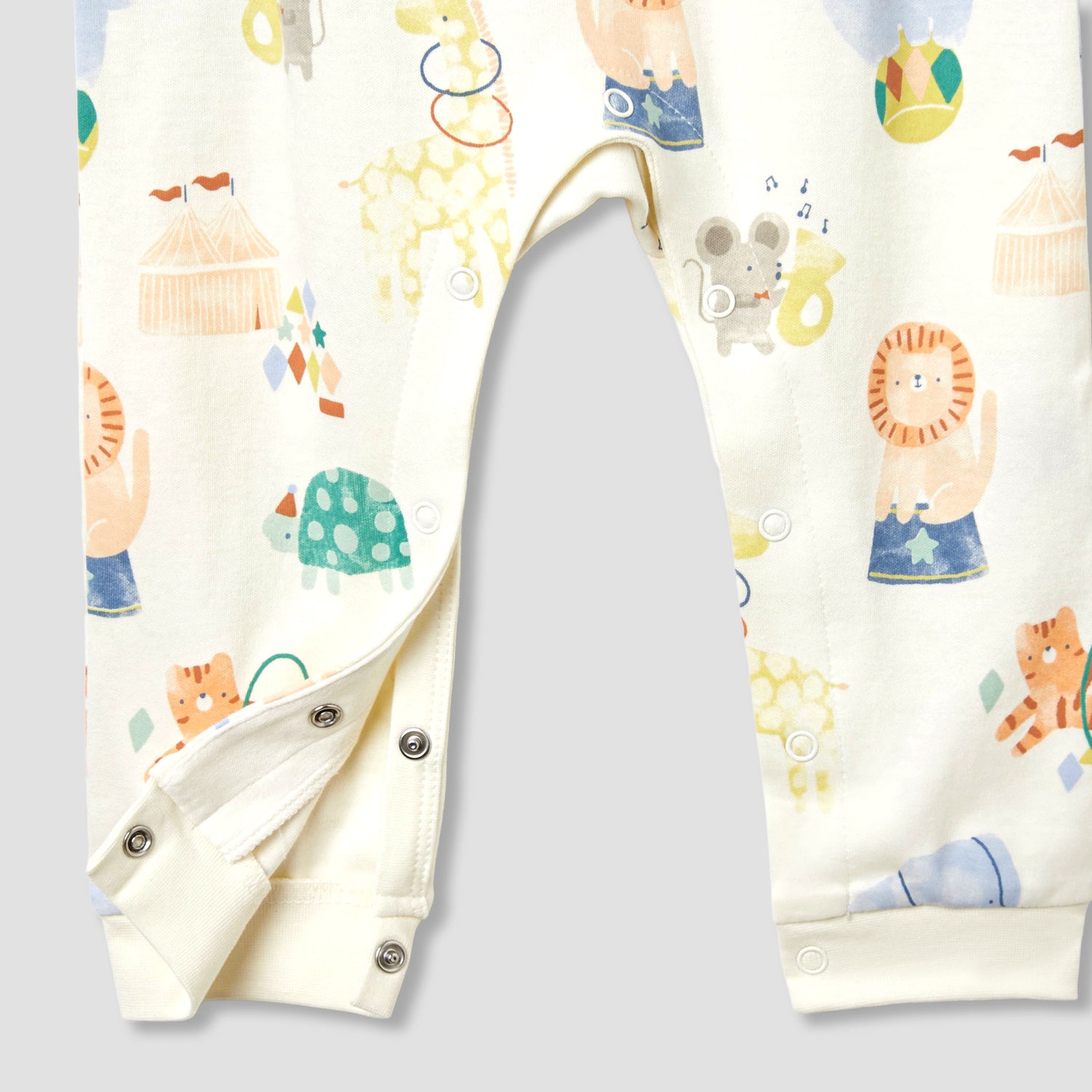 Juniors Printed Sleepsuit with Long Sleeves - Set of 2